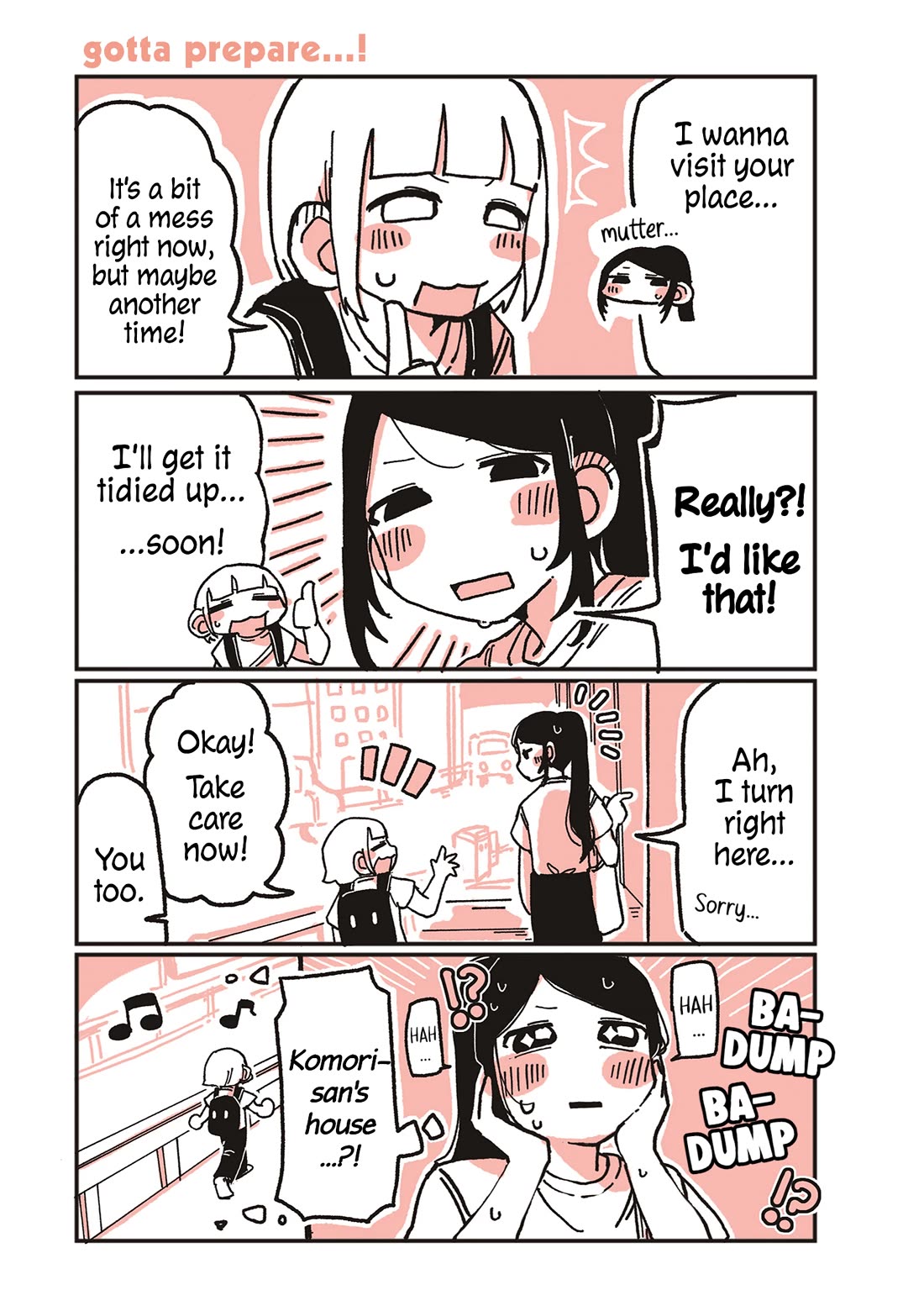 Oosaki-san & Komori-san chapter 16 page 1