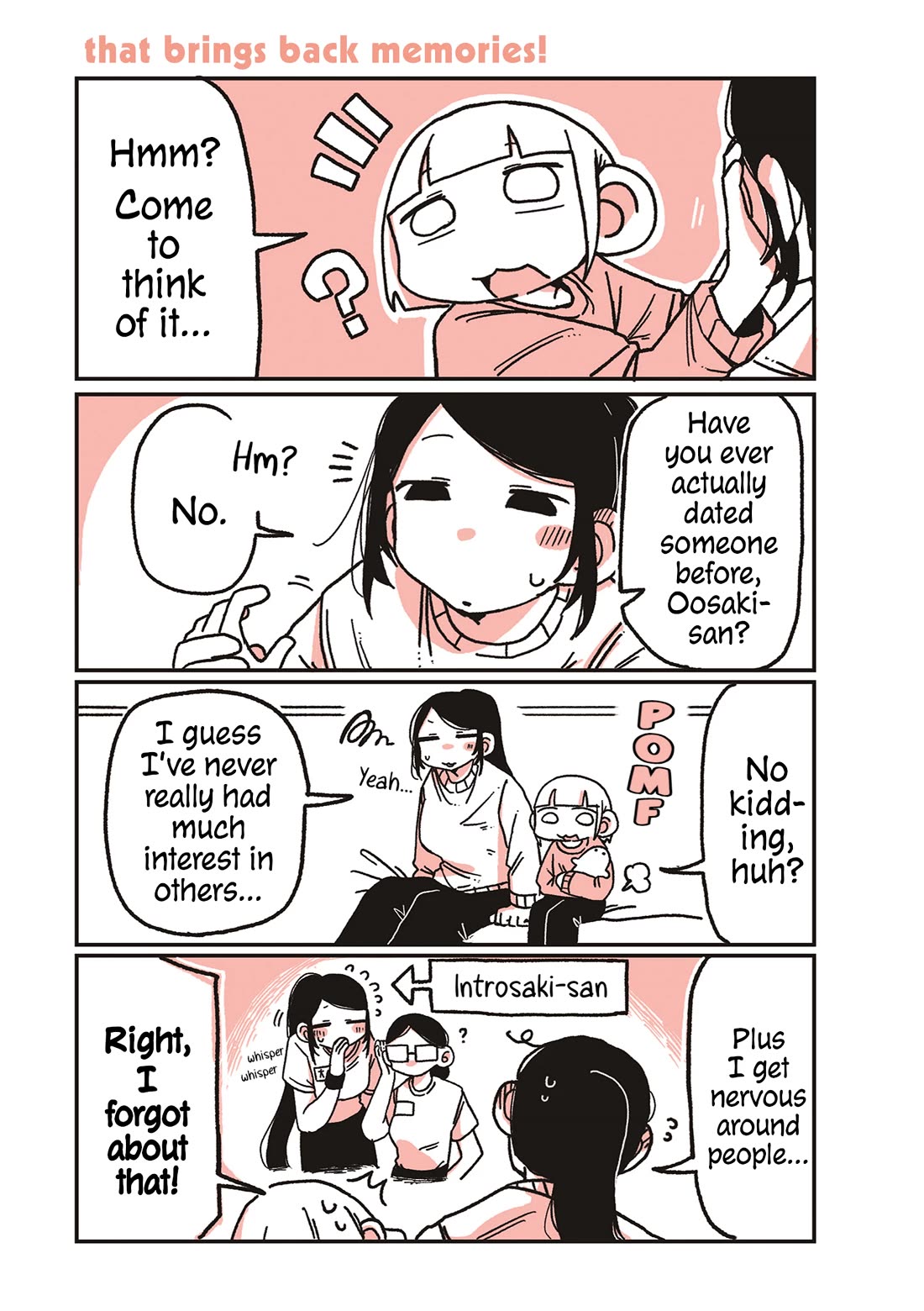 Oosaki-san & Komori-san chapter 50 page 1