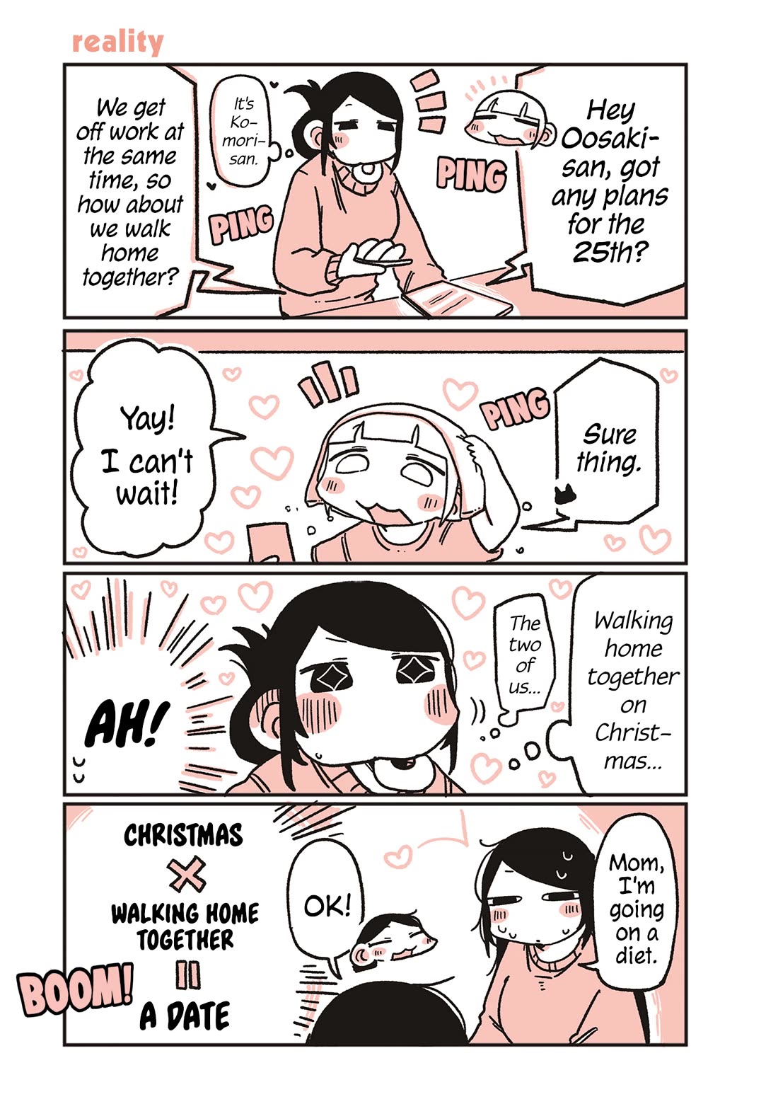 Oosaki-san & Komori-san chapter 66 page 1