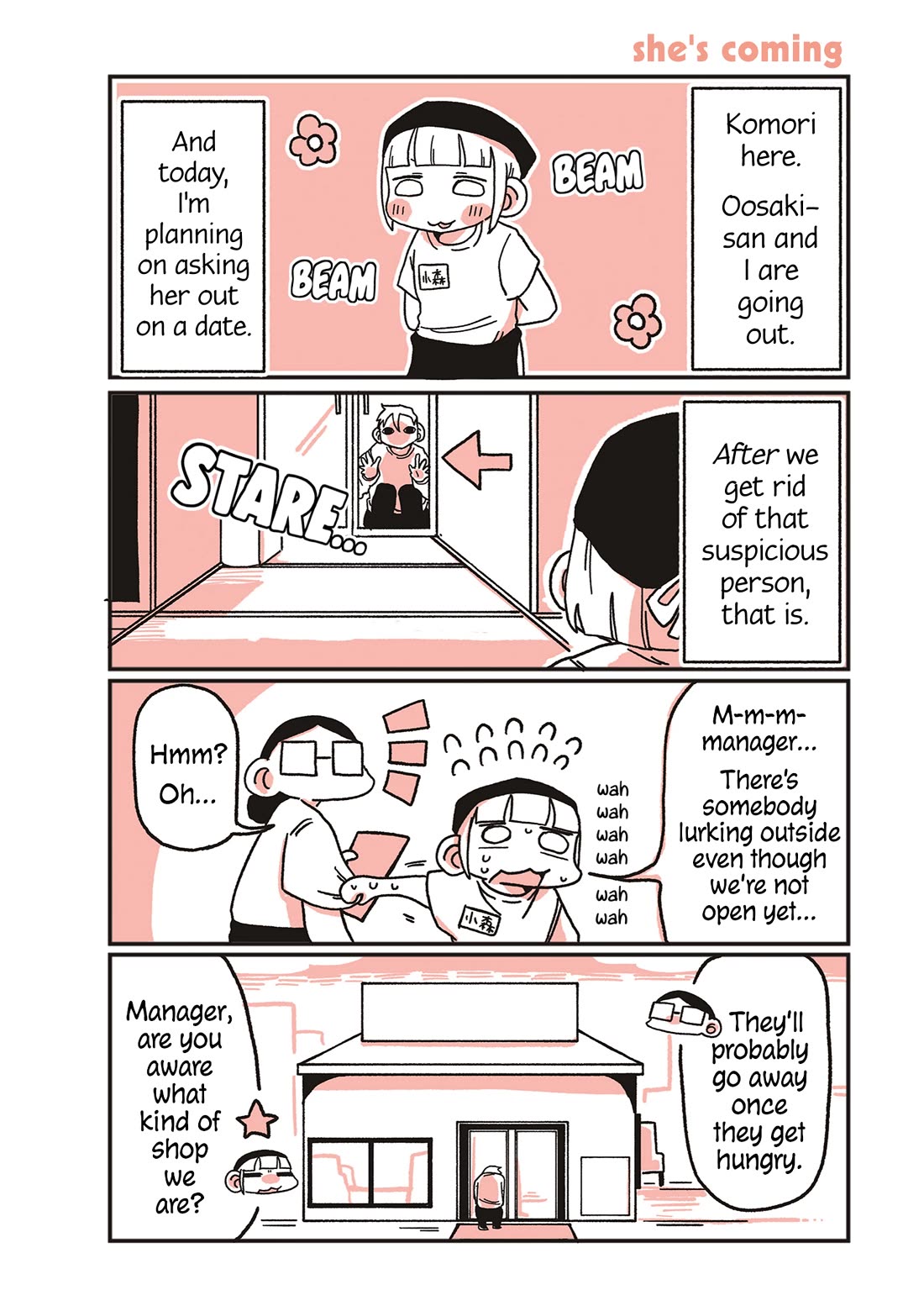 Oosaki-san & Komori-san chapter 72 page 1