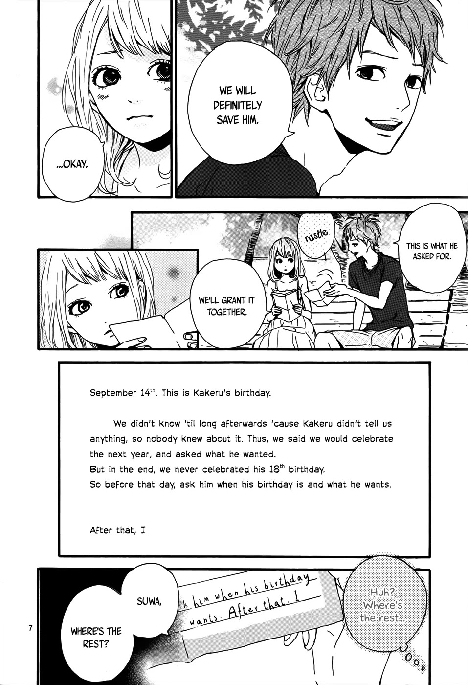 Orange (TAKANO Ichigo) chapter 9 page 9