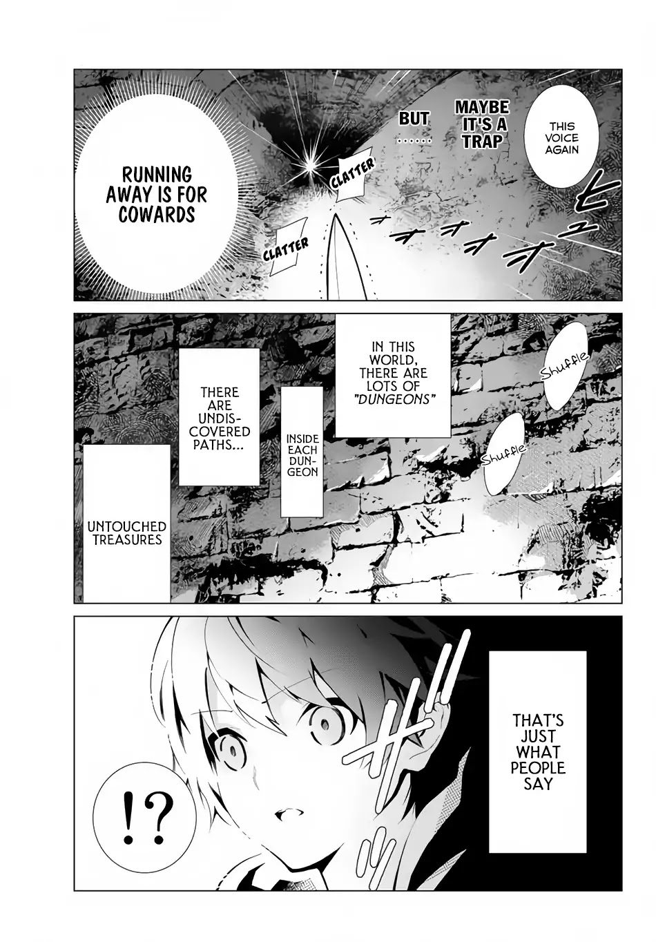 Ore dake Haireru Kakushi Dungeon: Kossori Kitaete Sekai Saikyou chapter 1 page 4