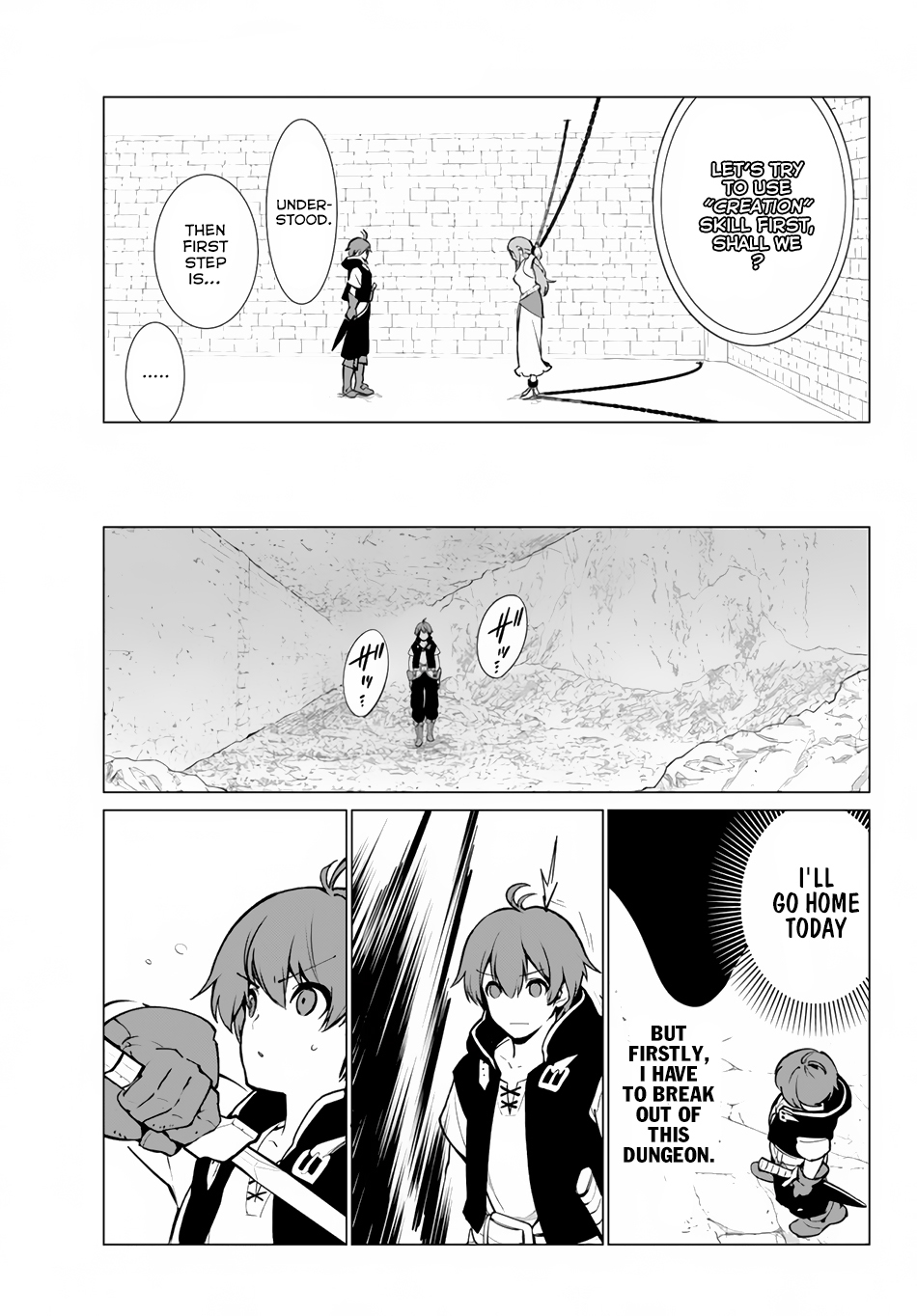 Ore dake Haireru Kakushi Dungeon: Kossori Kitaete Sekai Saikyou chapter 2 page 15