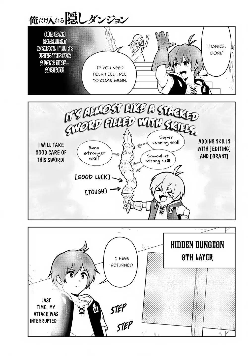 Ore dake Haireru Kakushi Dungeon: Kossori Kitaete Sekai Saikyou chapter 25 page 6