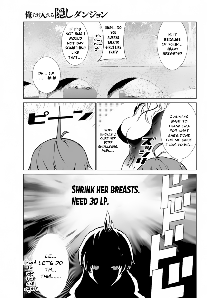 Ore dake Haireru Kakushi Dungeon: Kossori Kitaete Sekai Saikyou chapter 3 page 16