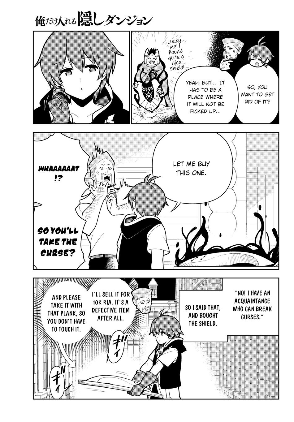 Ore dake Haireru Kakushi Dungeon: Kossori Kitaete Sekai Saikyou chapter 36 page 14