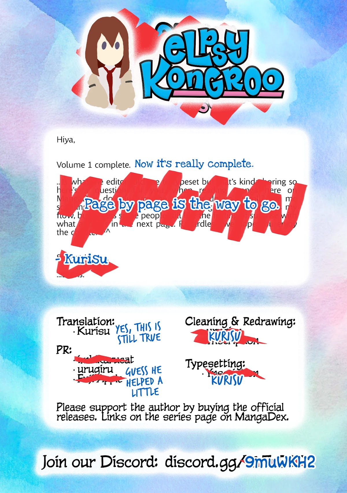 Ore ga Watashi ni Naru made chapter 13.5 page 1