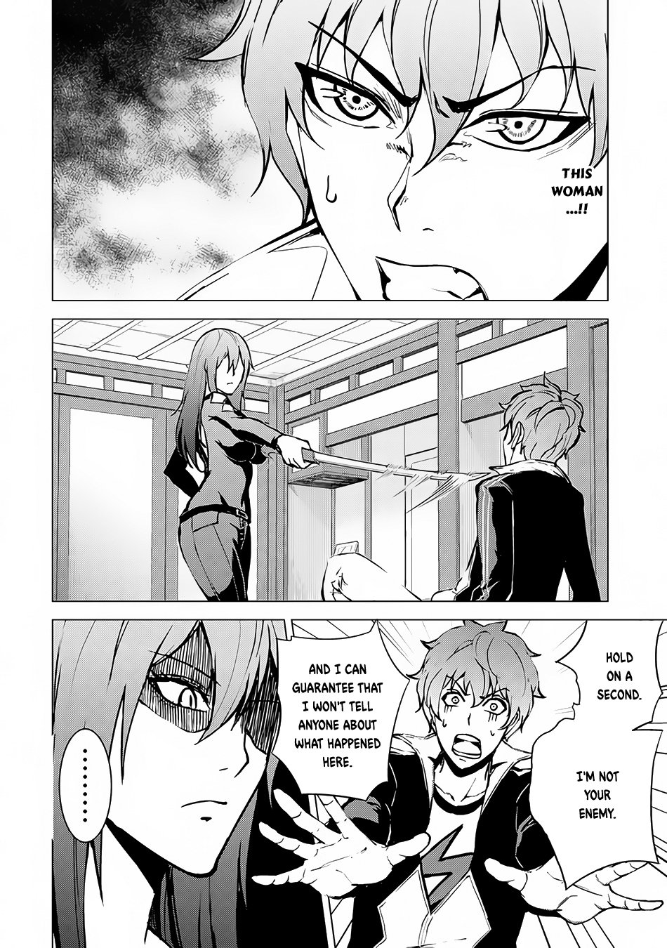 Ore no Genjitsu wa Ren'ai Game?? ka to Omottara Inochigake no Game datta chapter 10.1 page 14