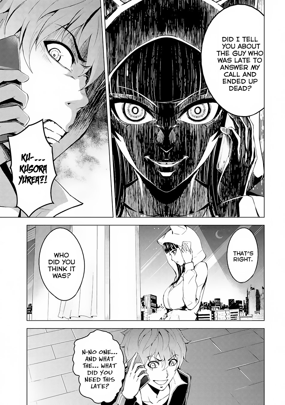 Ore no Genjitsu wa Ren'ai Game?? ka to Omottara Inochigake no Game datta chapter 11.1 page 2