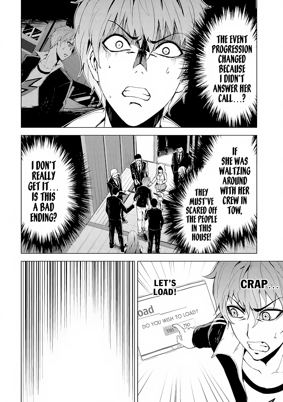 Ore no Genjitsu wa Ren'ai Game?? ka to Omottara Inochigake no Game datta chapter 12.1 page 3