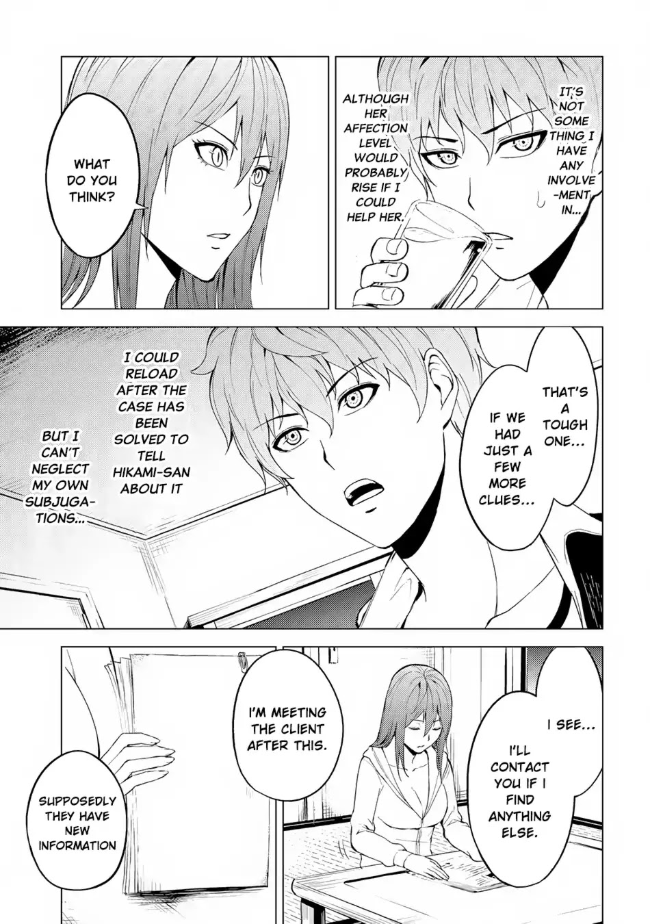 Ore no Genjitsu wa Ren'ai Game?? ka to Omottara Inochigake no Game datta chapter 14.1 page 18