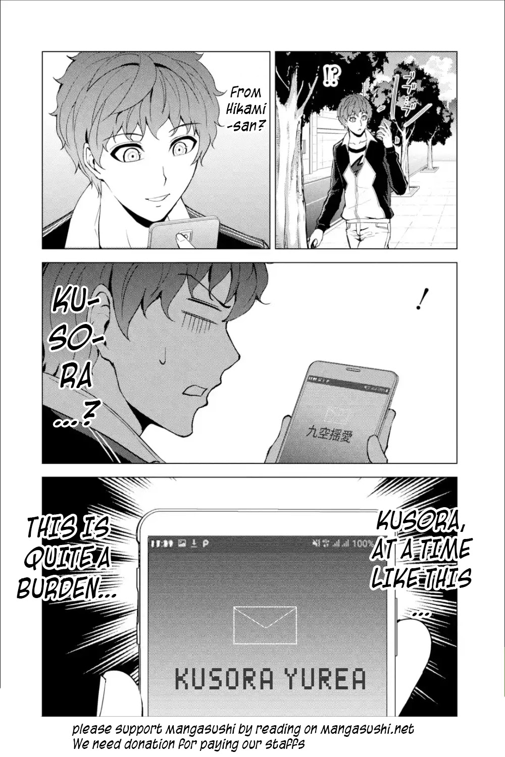 Ore no Genjitsu wa Ren'ai Game?? ka to Omottara Inochigake no Game datta chapter 37 page 49