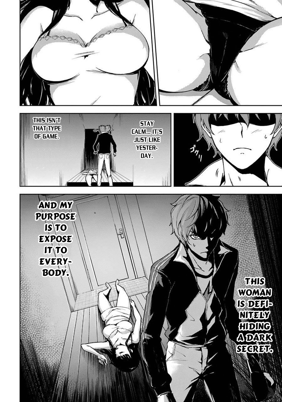 Ore no Genjitsu wa Ren'ai Game?? ka to Omottara Inochigake no Game datta chapter 4 page 32