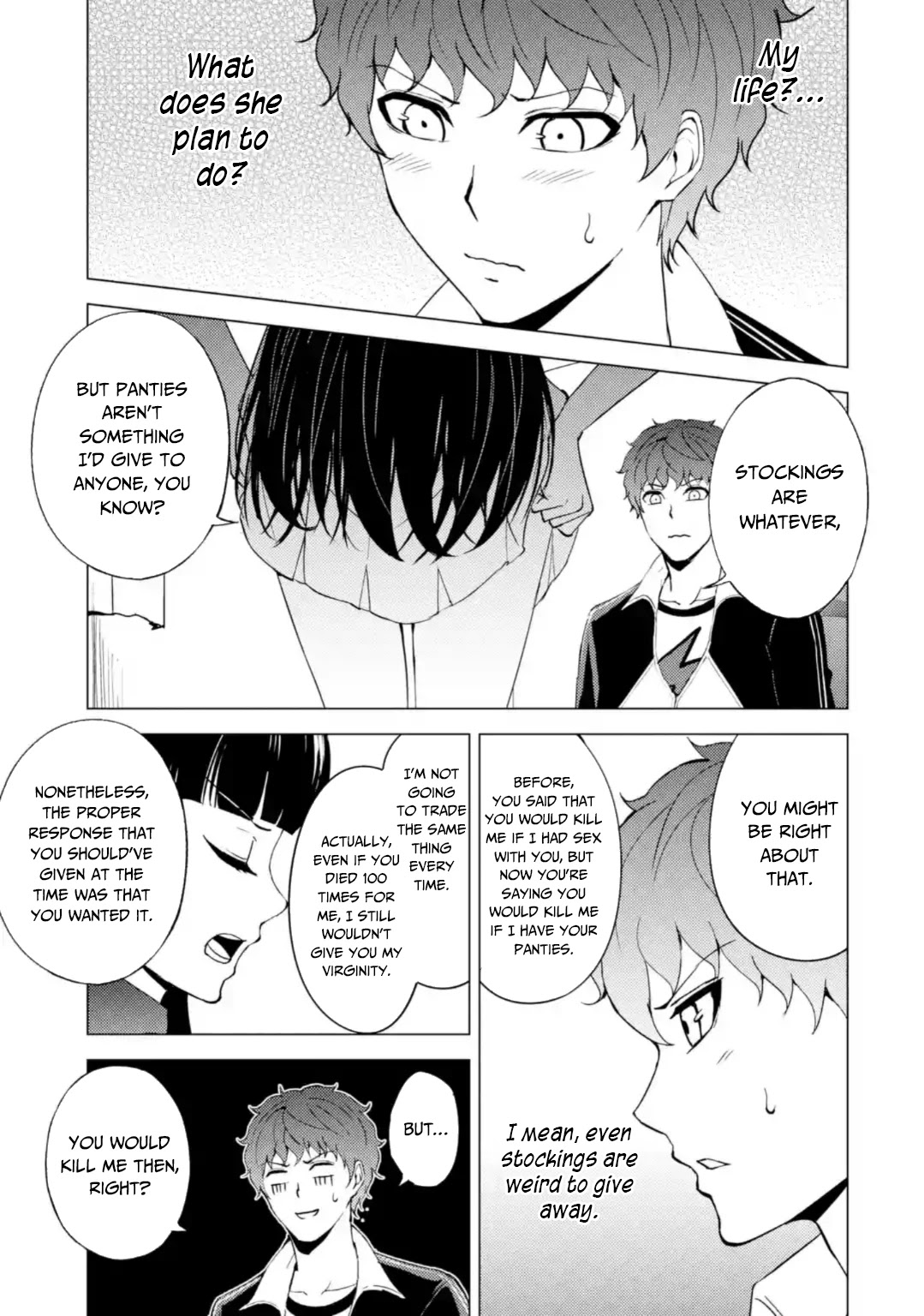 Ore no Genjitsu wa Ren'ai Game?? ka to Omottara Inochigake no Game datta chapter 46 page 31