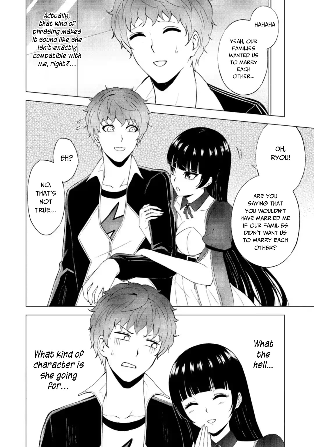 Ore no Genjitsu wa Ren'ai Game?? ka to Omottara Inochigake no Game datta chapter 46 page 40