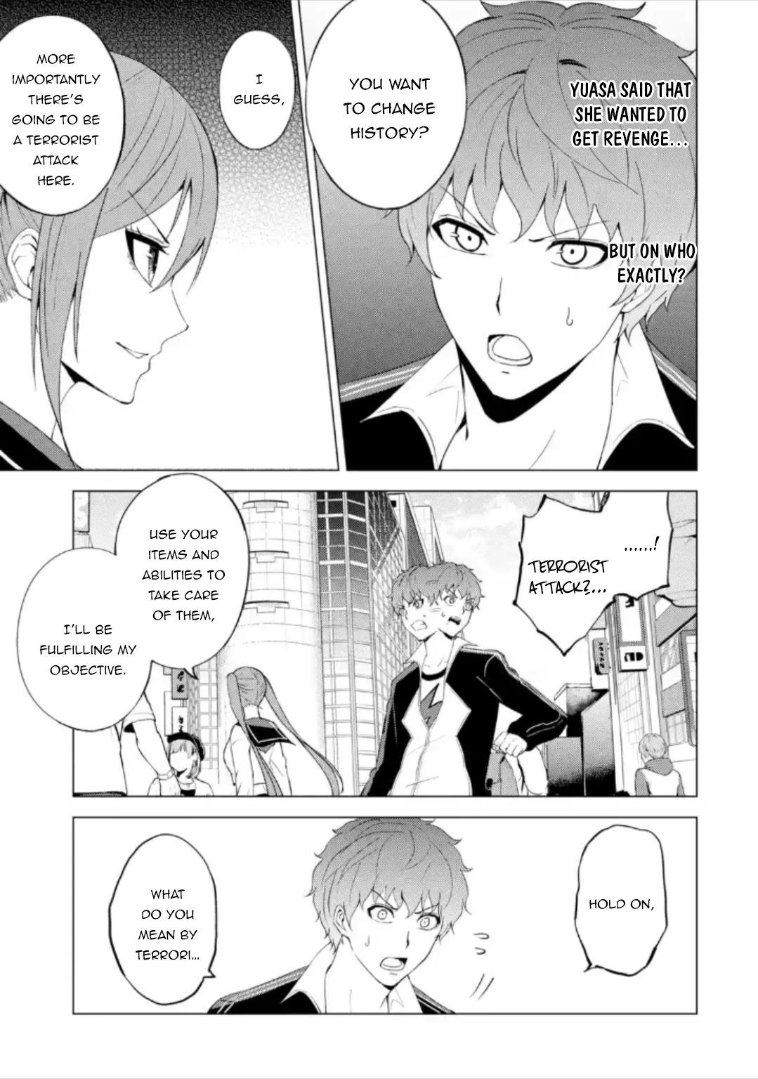 Ore no Genjitsu wa Ren'ai Game?? ka to Omottara Inochigake no Game datta chapter 48 page 4