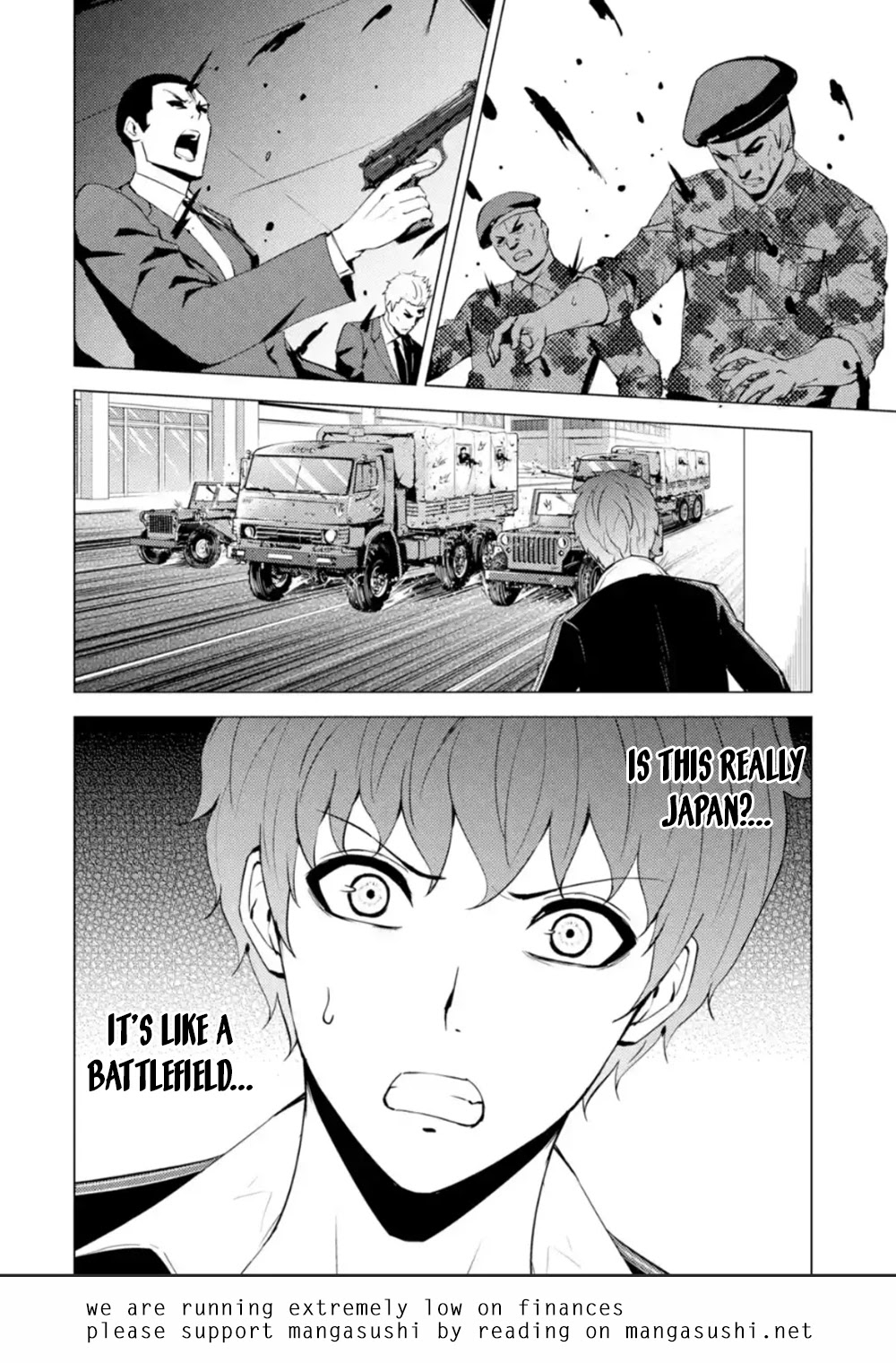 Ore no Genjitsu wa Ren'ai Game?? ka to Omottara Inochigake no Game datta chapter 51 page 43