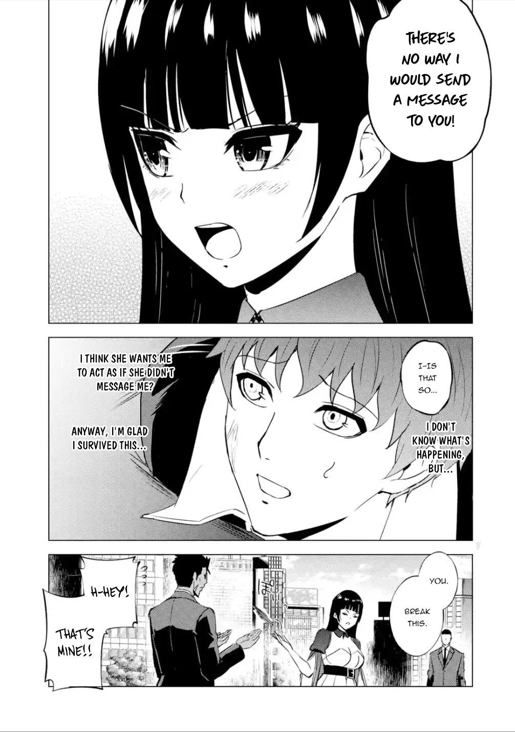 Ore no Genjitsu wa Ren'ai Game?? ka to Omottara Inochigake no Game datta chapter 54 page 21