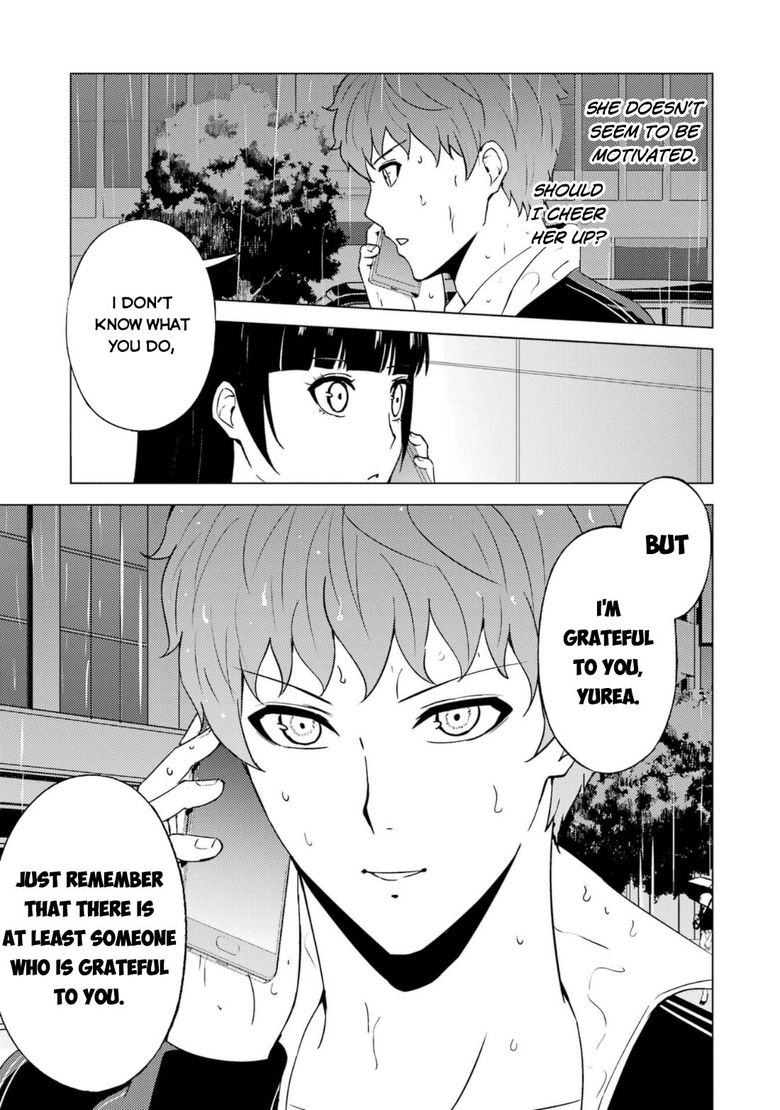 Ore no Genjitsu wa Ren'ai Game?? ka to Omottara Inochigake no Game datta chapter 58 page 14