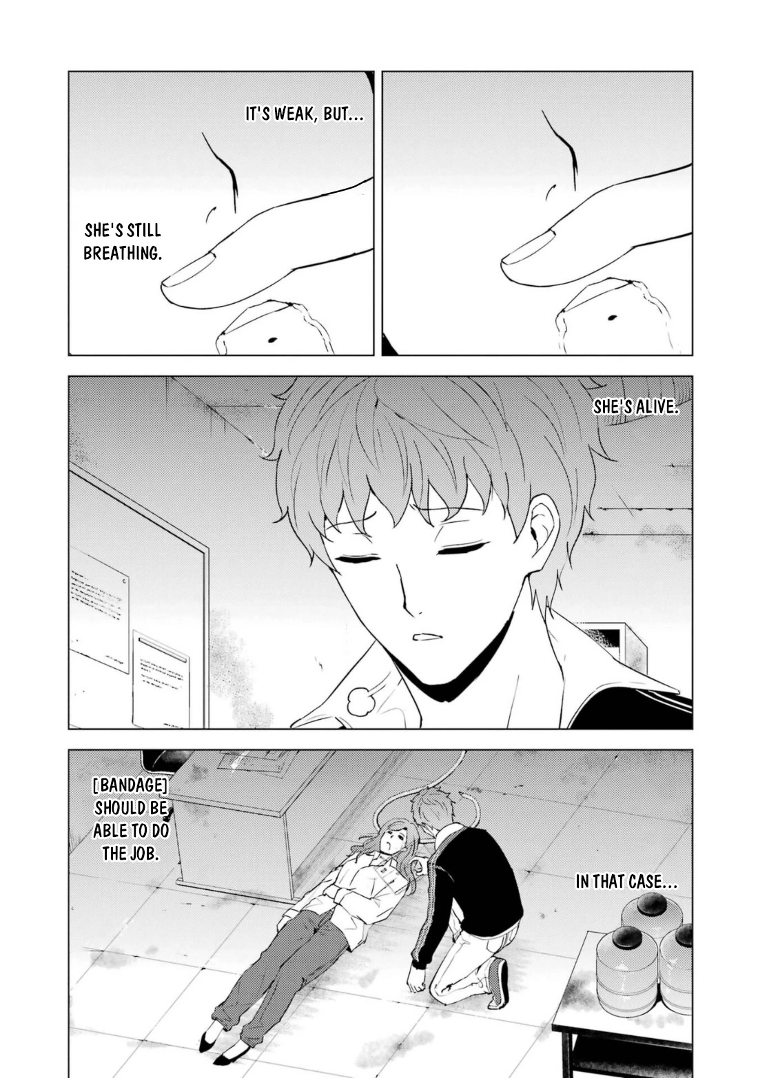 Ore no Genjitsu wa Ren'ai Game?? ka to Omottara Inochigake no Game datta chapter 59.2 page 14