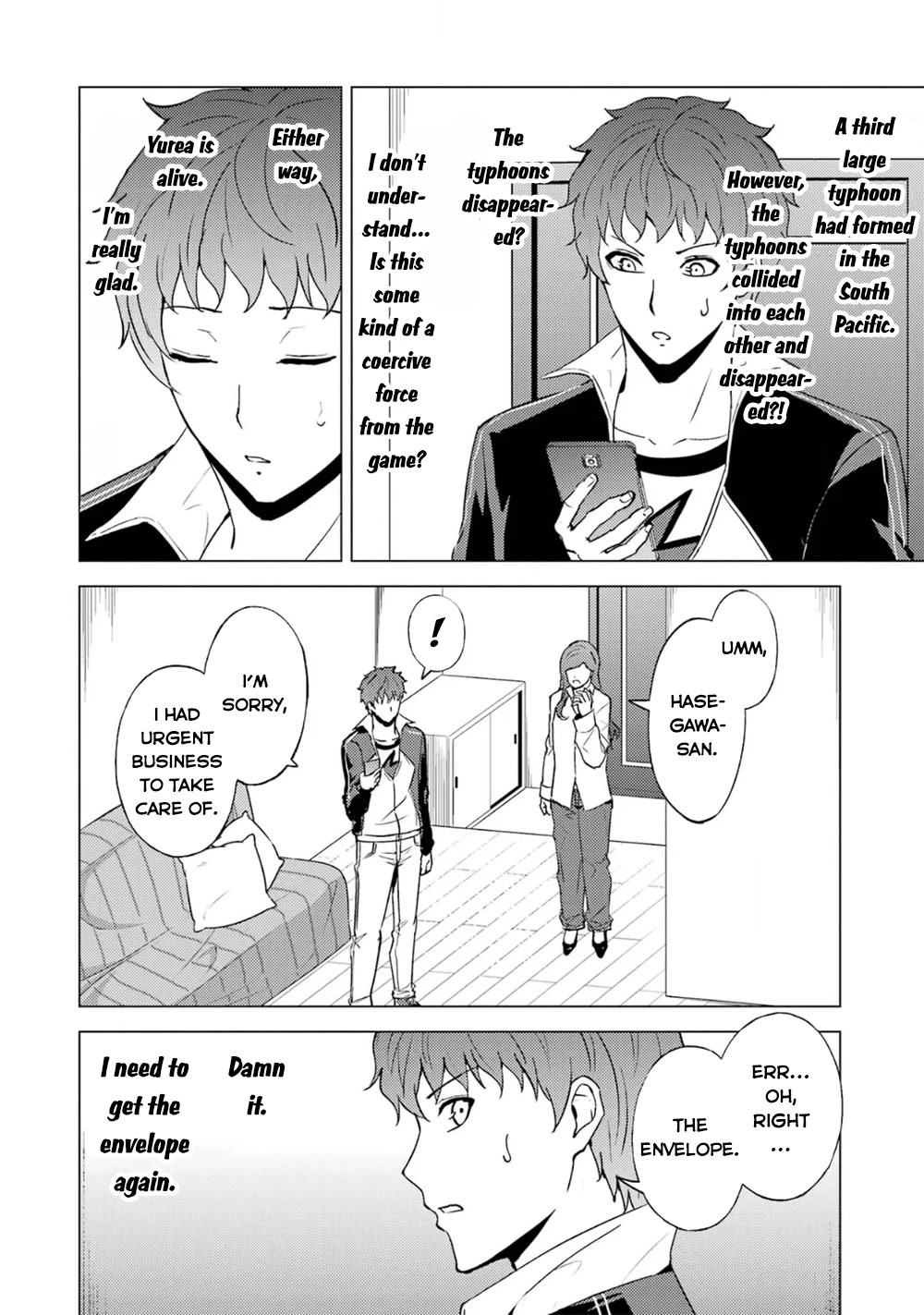 Ore no Genjitsu wa Ren'ai Game?? ka to Omottara Inochigake no Game datta chapter 62.2 page 14