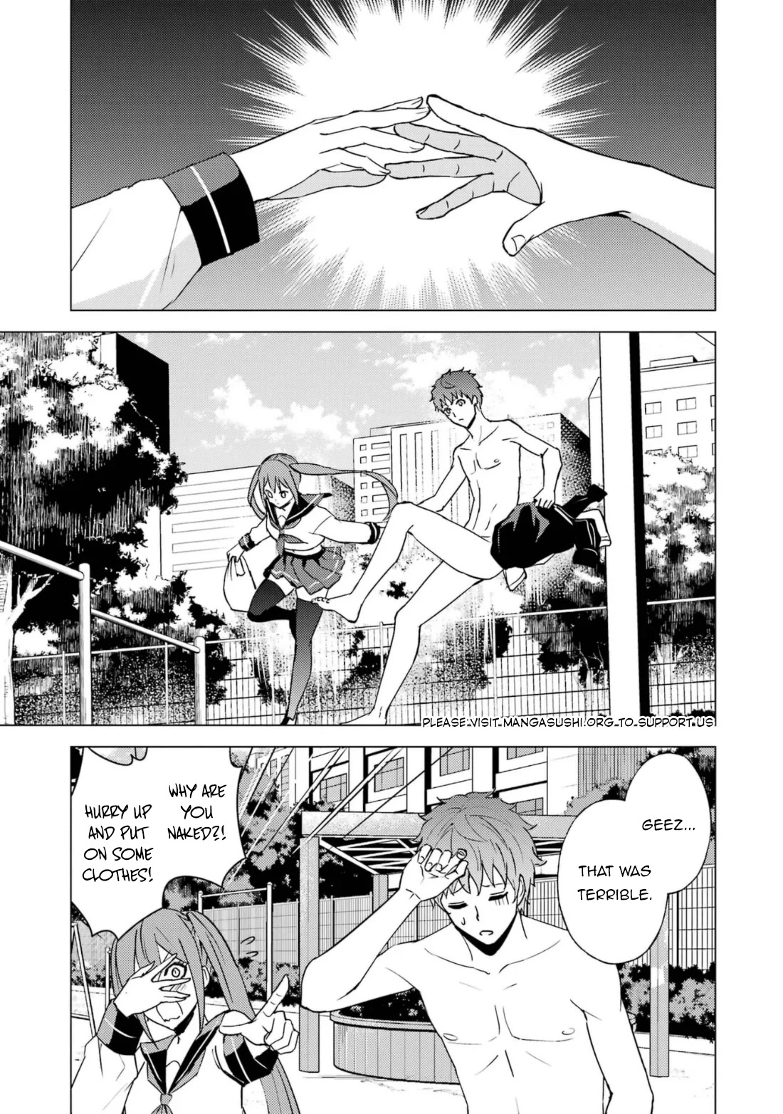 Ore no Genjitsu wa Ren'ai Game?? ka to Omottara Inochigake no Game datta chapter 64.2 page 11