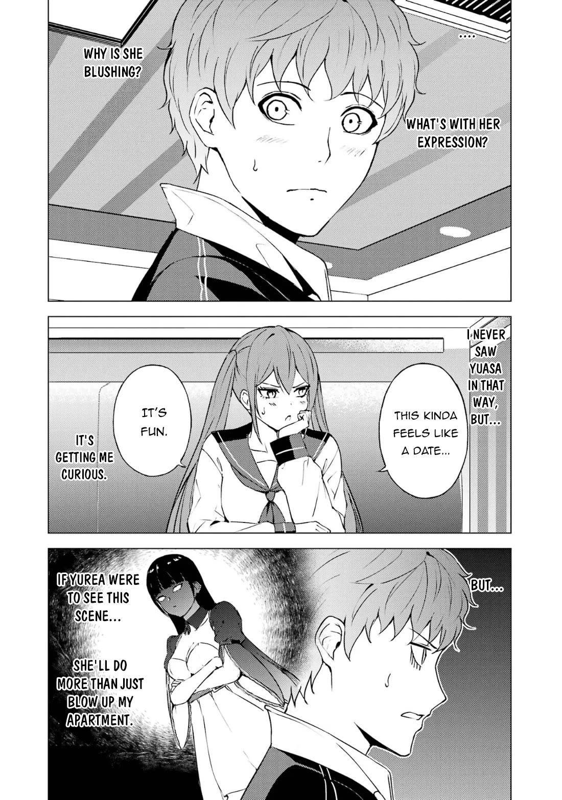 Ore no Genjitsu wa Ren'ai Game?? ka to Omottara Inochigake no Game datta chapter 68.1 page 5