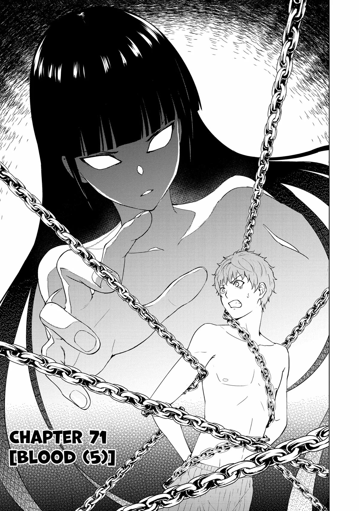 Ore no Genjitsu wa Ren'ai Game?? ka to Omottara Inochigake no Game datta chapter 71 page 1