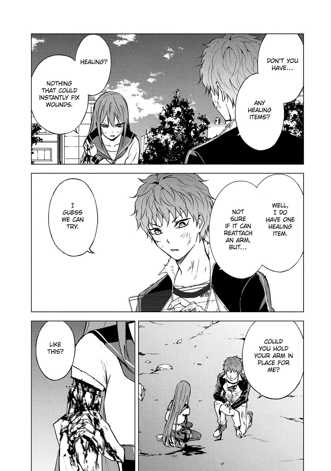 Ore no Genjitsu wa Ren'ai Game?? ka to Omottara Inochigake no Game datta chapter 85 page 9