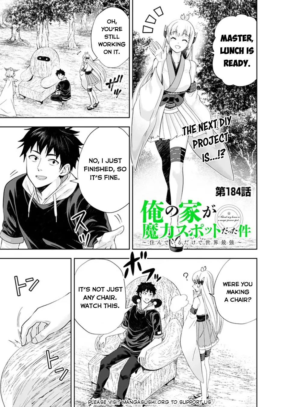 Ore no Ie ga Maryoku Spot datta Ken – Sundeiru dake de Sekai Saikyou chapter 184 page 2