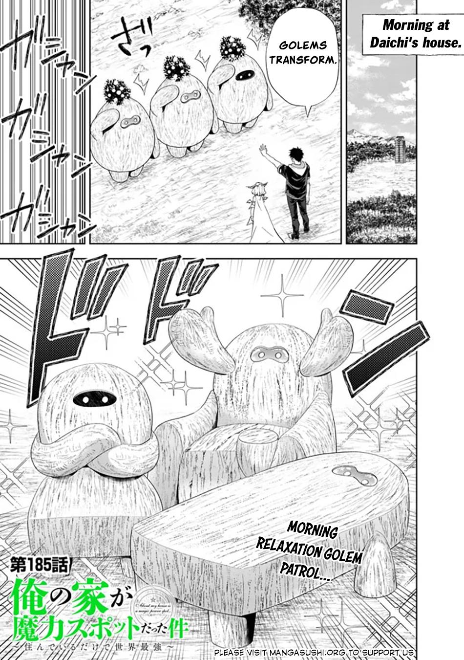 Ore no Ie ga Maryoku Spot datta Ken – Sundeiru dake de Sekai Saikyou chapter 185 page 2