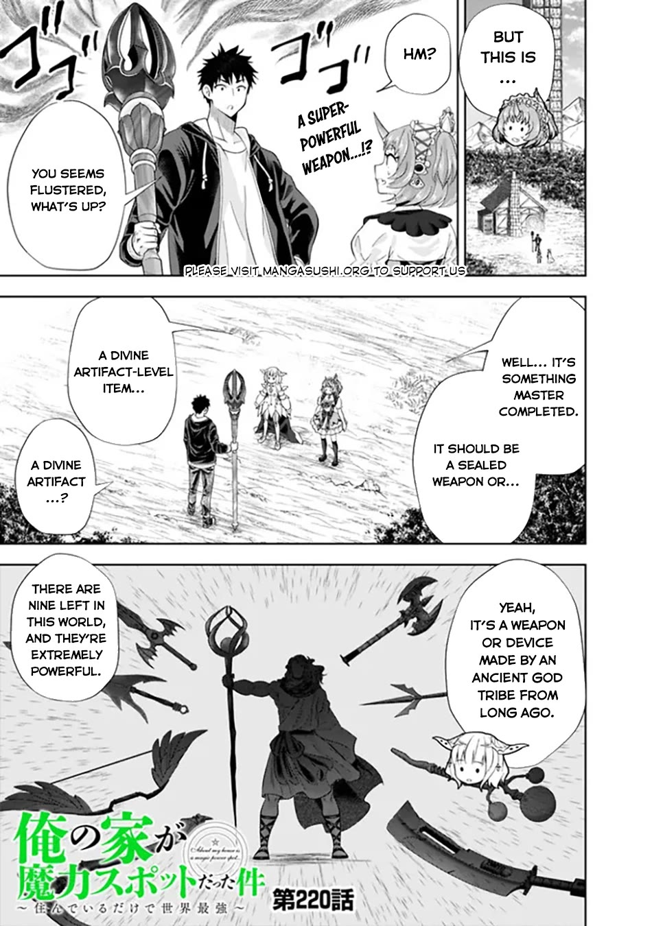 Ore no Ie ga Maryoku Spot datta Ken – Sundeiru dake de Sekai Saikyou chapter 220 page 2