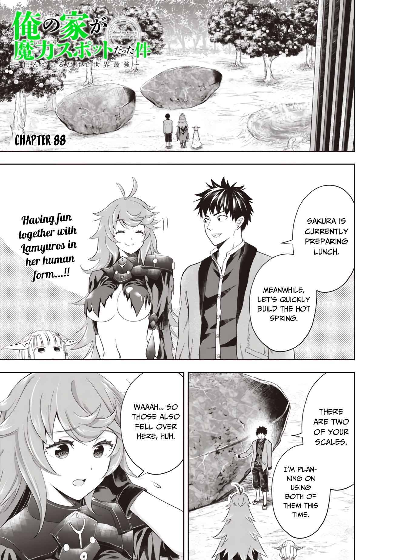 Ore no Ie ga Maryoku Spot datta Ken – Sundeiru dake de Sekai Saikyou chapter 88 page 2