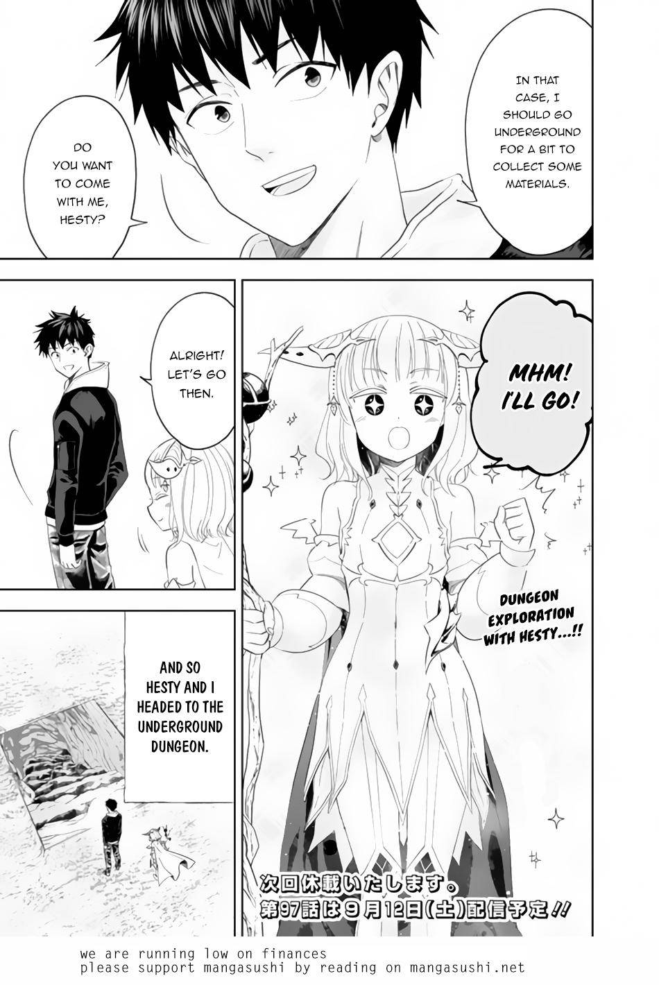 Ore no Ie ga Maryoku Spot datta Ken – Sundeiru dake de Sekai Saikyou chapter 96 page 12