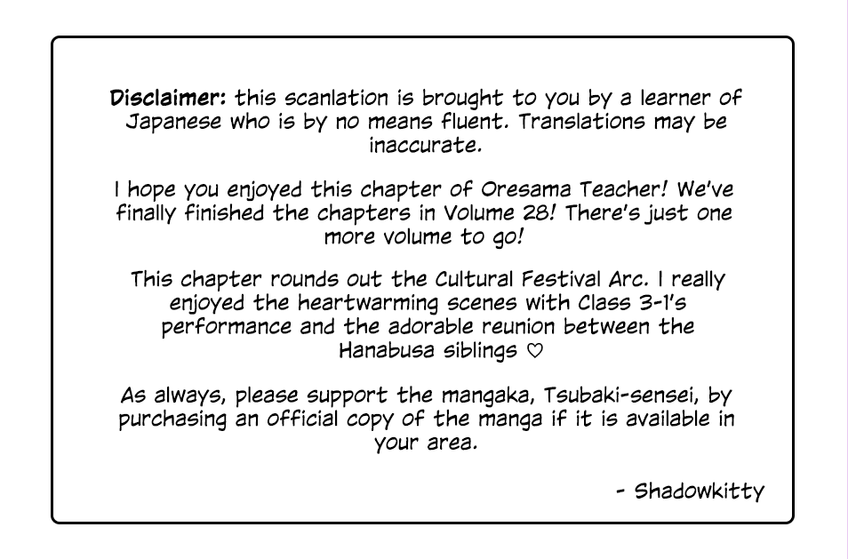 Oresama Teacher chapter 164 page 36