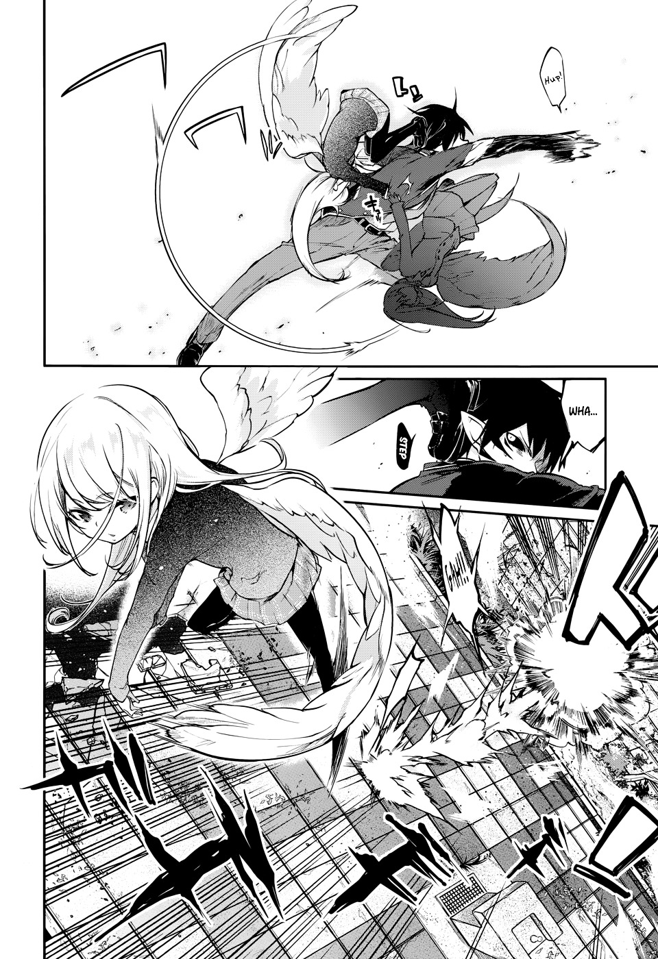 Oroka na Tenshi wa Akuma to Odoru chapter 1 page 56