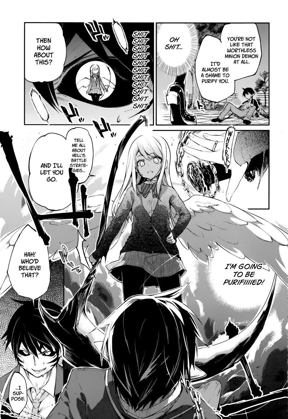 Oroka na Tenshi wa Akuma to Odoru chapter 1 page 59