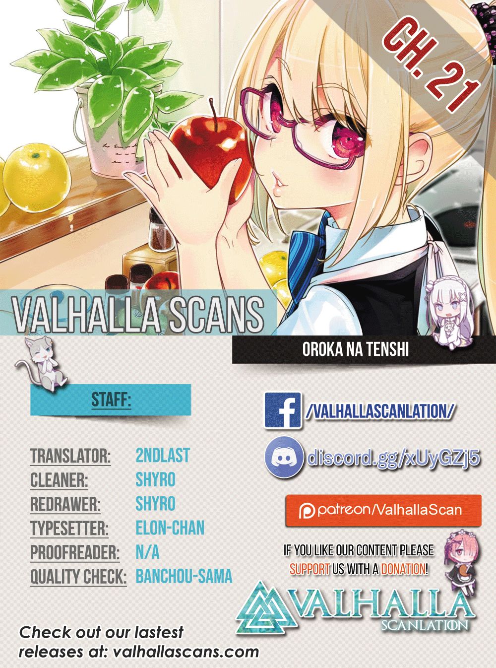 Oroka na Tenshi wa Akuma to Odoru chapter 21 page 1