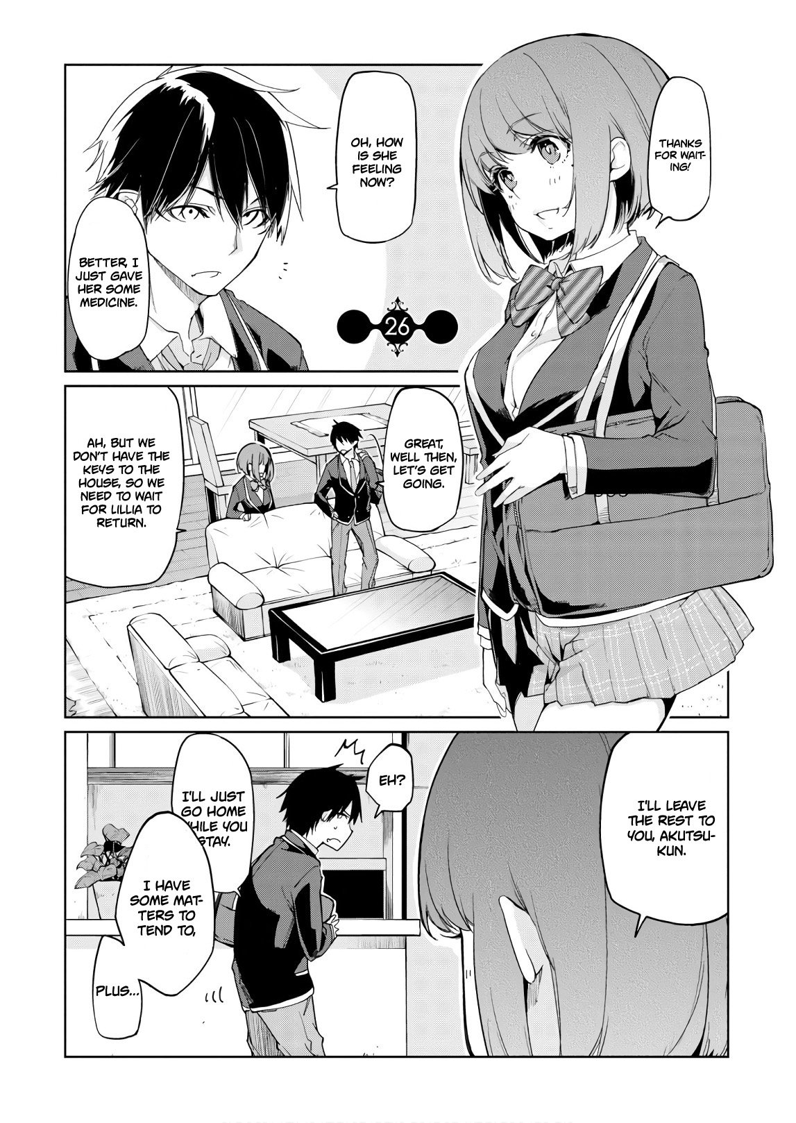 Oroka na Tenshi wa Akuma to Odoru chapter 26 page 1