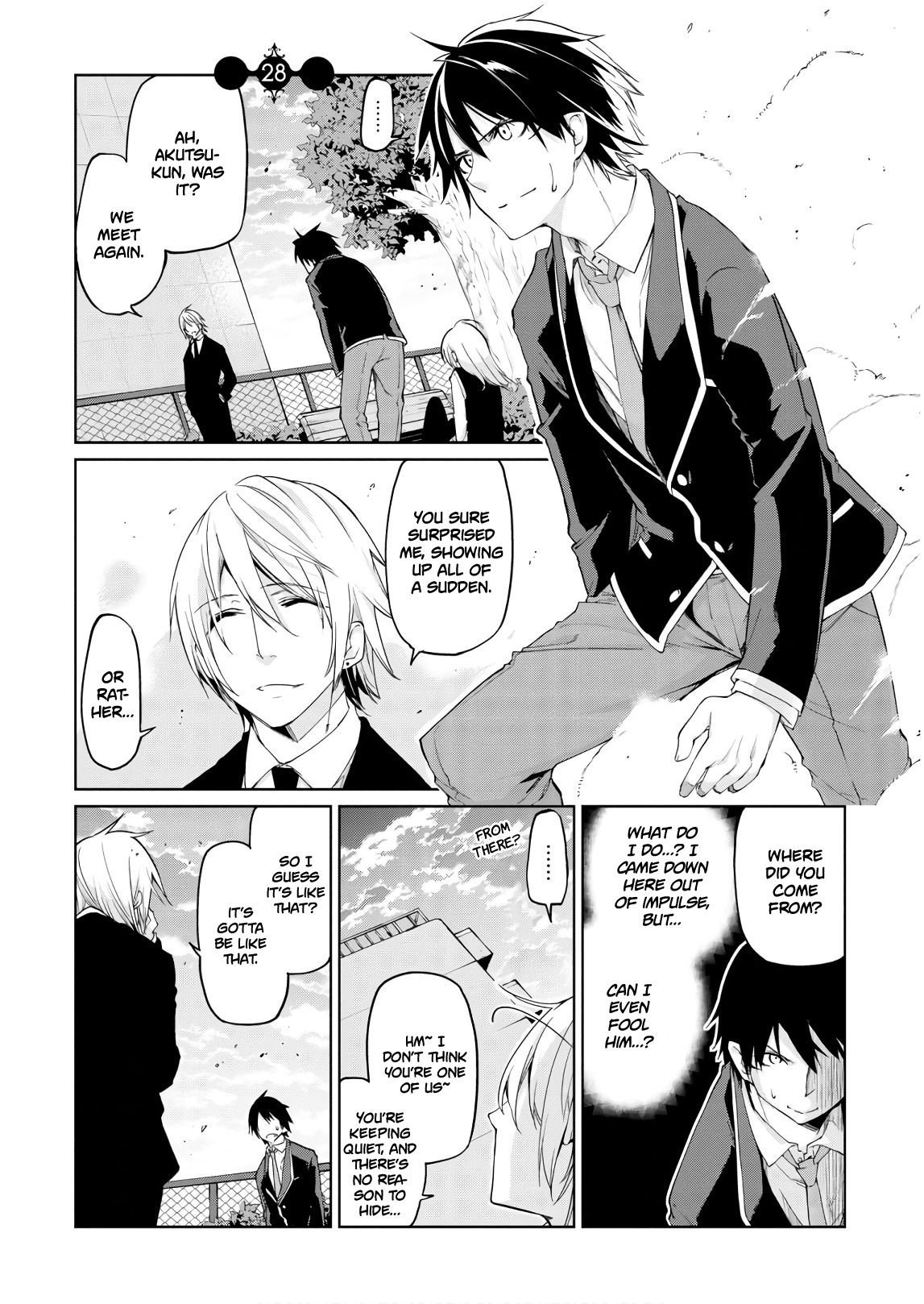 Oroka na Tenshi wa Akuma to Odoru chapter 28 page 1