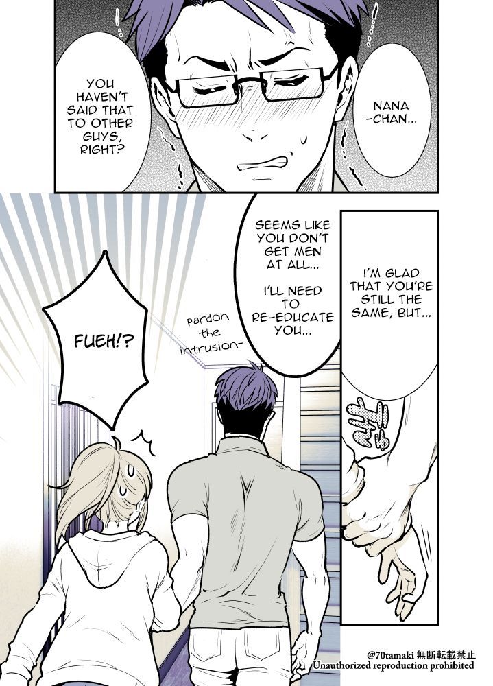 Osananajimi ga Hisabisa ni Saikai Shitara Otagai Kyonyuu ni Natteta chapter 1 page 3