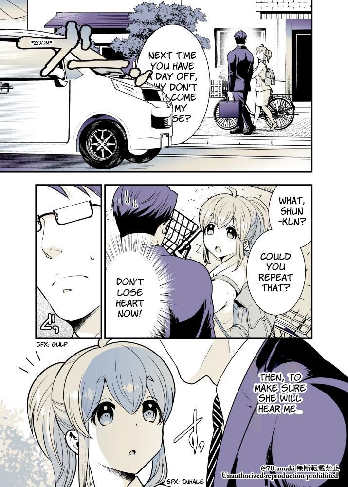 Osananajimi ga Hisabisa ni Saikai Shitara Otagai Kyonyuu ni Natteta chapter 11 page 2