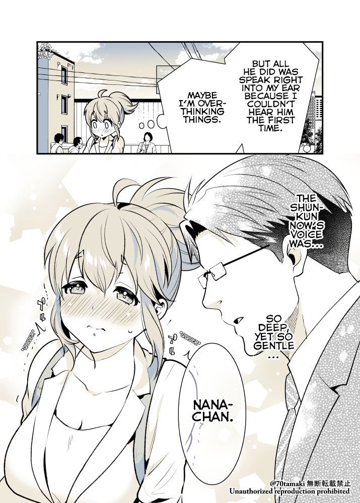 Osananajimi ga Hisabisa ni Saikai Shitara Otagai Kyonyuu ni Natteta chapter 12 page 1