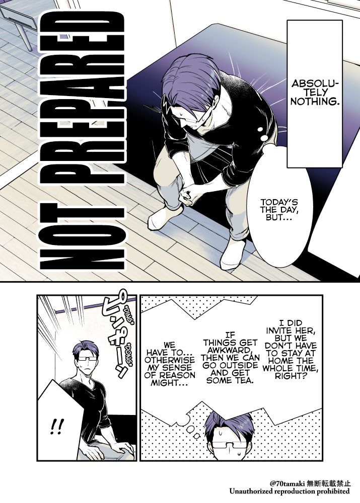 Osananajimi ga Hisabisa ni Saikai Shitara Otagai Kyonyuu ni Natteta chapter 14 page 1