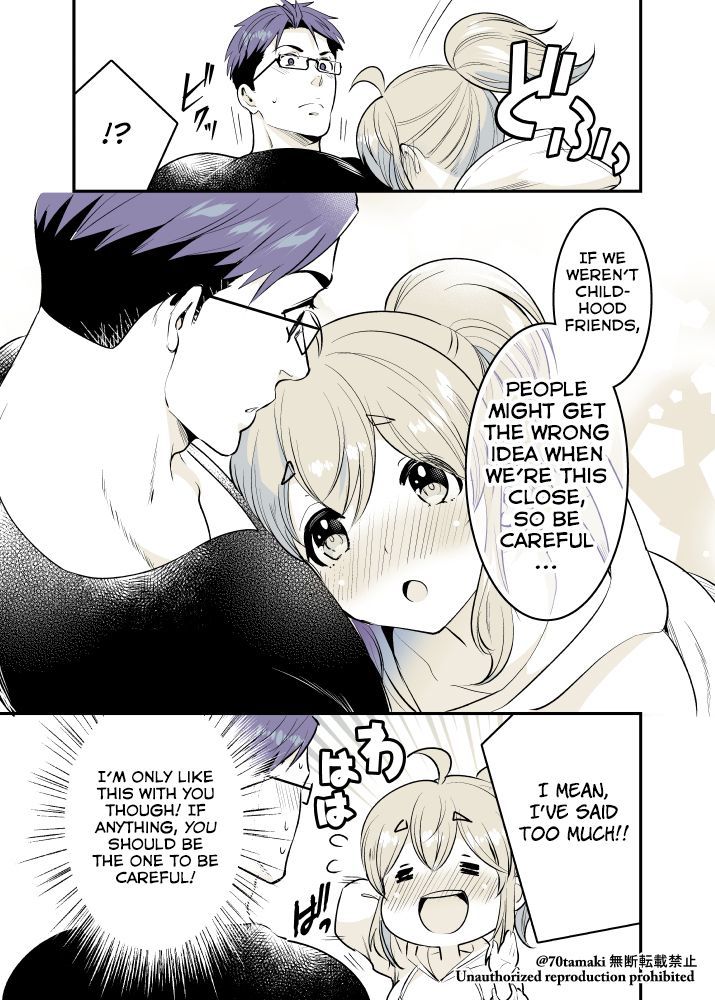 Osananajimi ga Hisabisa ni Saikai Shitara Otagai Kyonyuu ni Natteta chapter 16 page 4