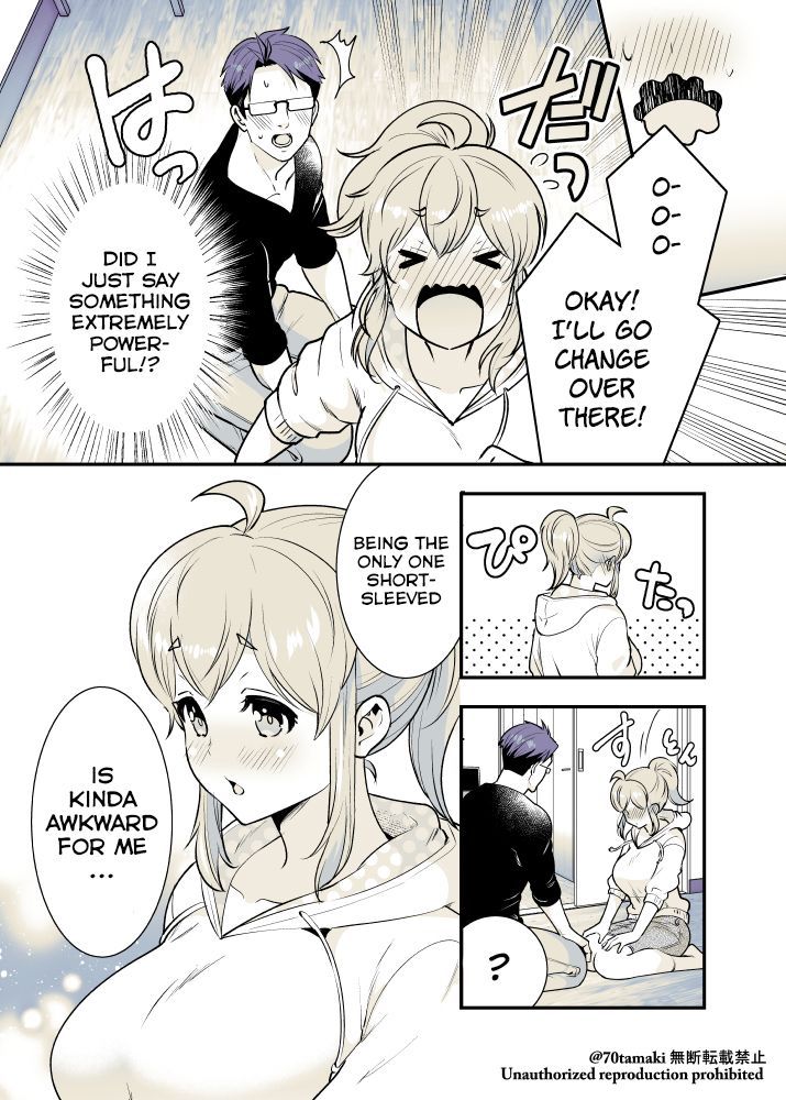 Osananajimi ga Hisabisa ni Saikai Shitara Otagai Kyonyuu ni Natteta chapter 17 page 4