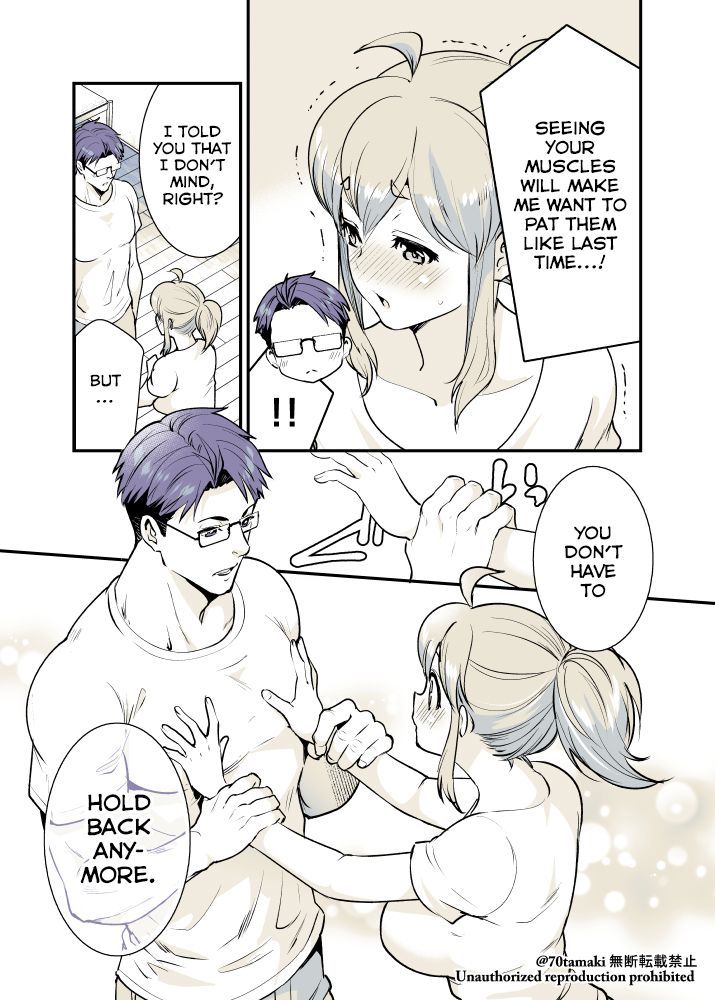 Osananajimi ga Hisabisa ni Saikai Shitara Otagai Kyonyuu ni Natteta chapter 18 page 2