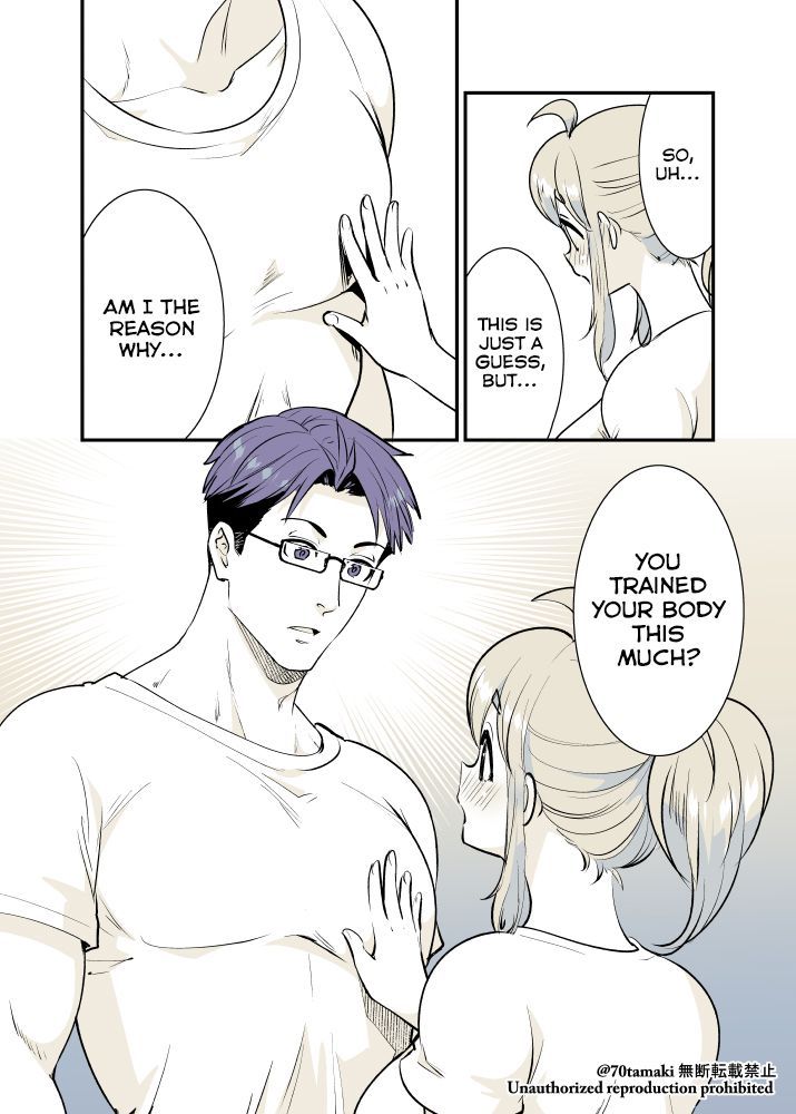 Osananajimi ga Hisabisa ni Saikai Shitara Otagai Kyonyuu ni Natteta chapter 18 page 6