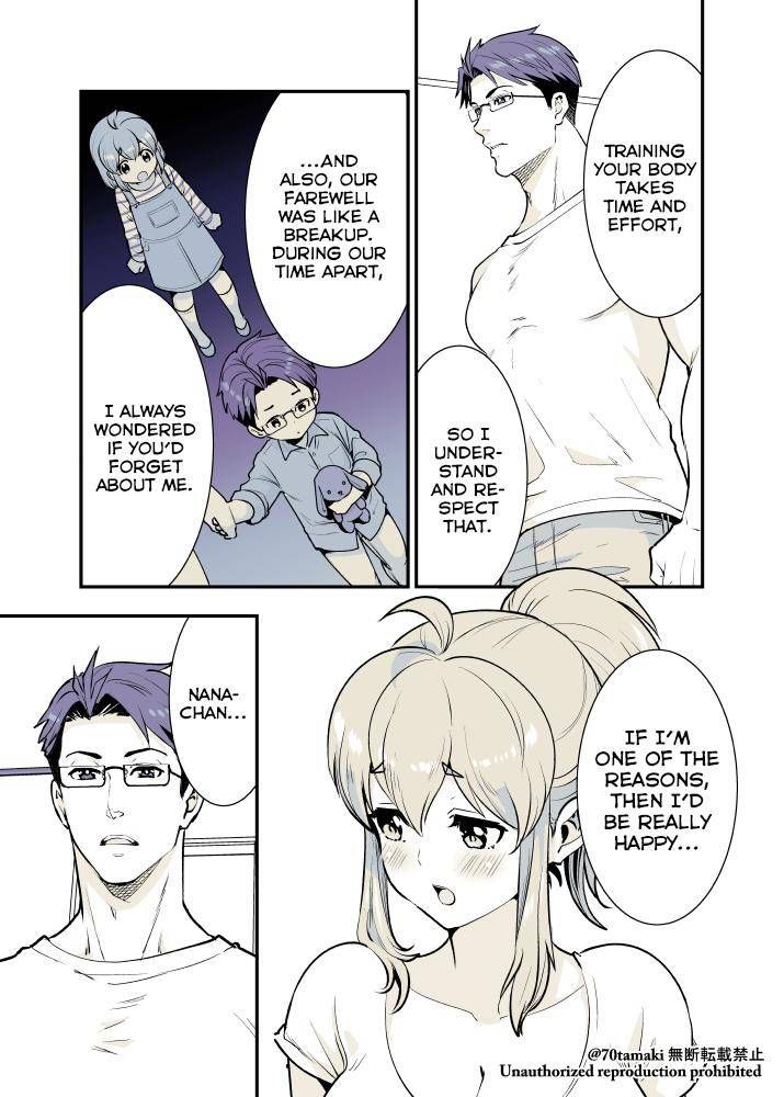 Osananajimi ga Hisabisa ni Saikai Shitara Otagai Kyonyuu ni Natteta chapter 19 page 3