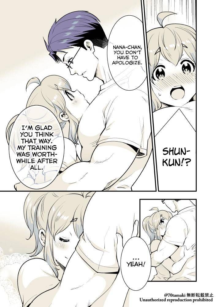 Osananajimi ga Hisabisa ni Saikai Shitara Otagai Kyonyuu ni Natteta chapter 19 page 5